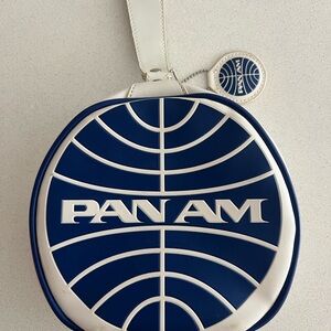 Pan Am Blue and White Round Bag